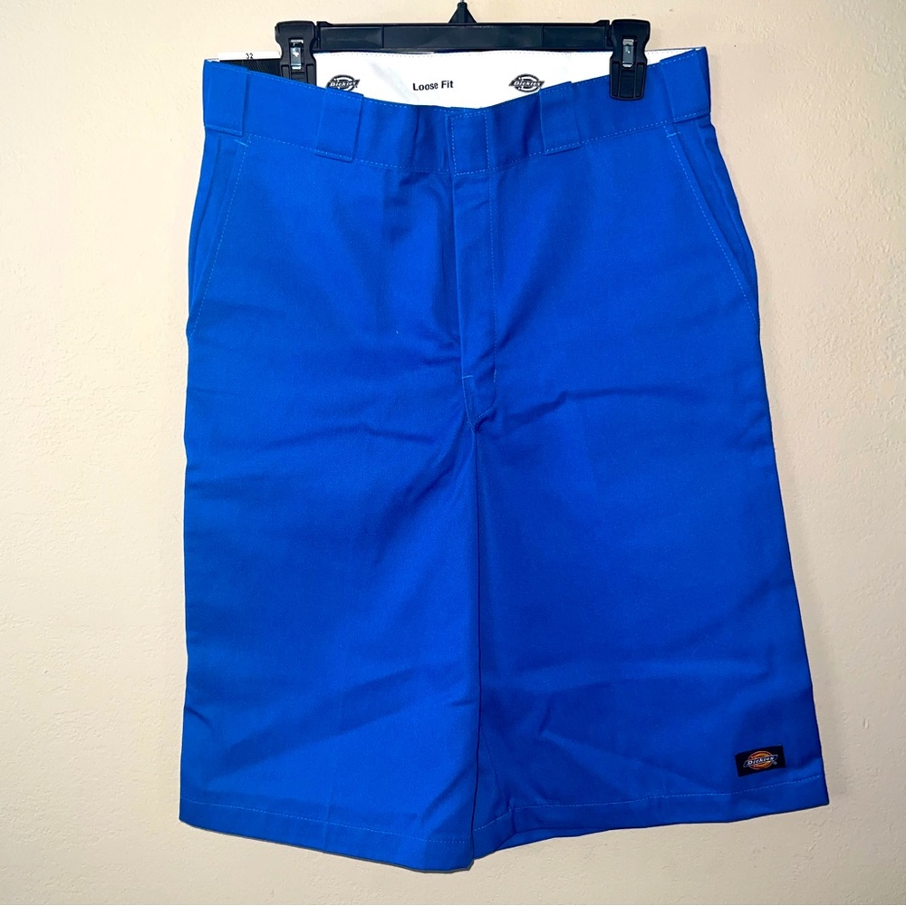 Irregular Dickies, size 32, blue shorts, brand new